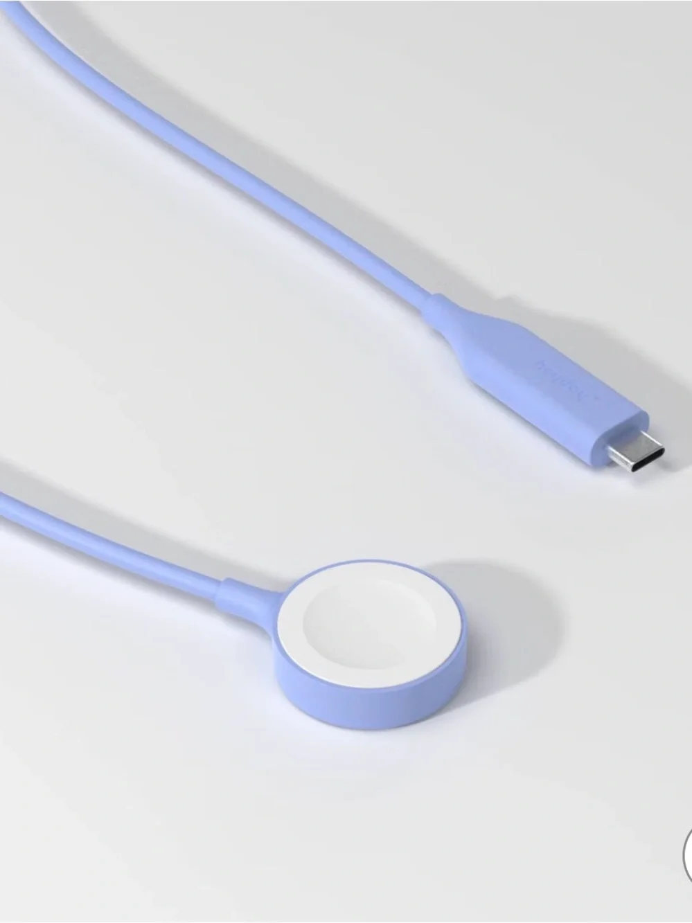 heyday Magnetic Apple Watch Charging Cable in Periwinkle Blue